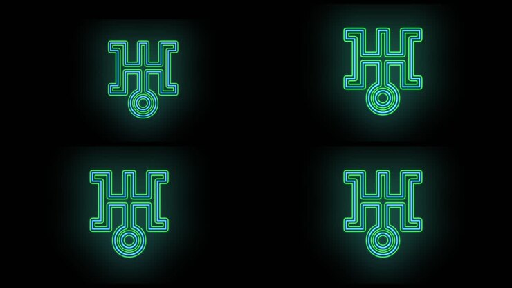 Modello di insegne giapponesi al neon pulsanti con luce LED in stile casinò