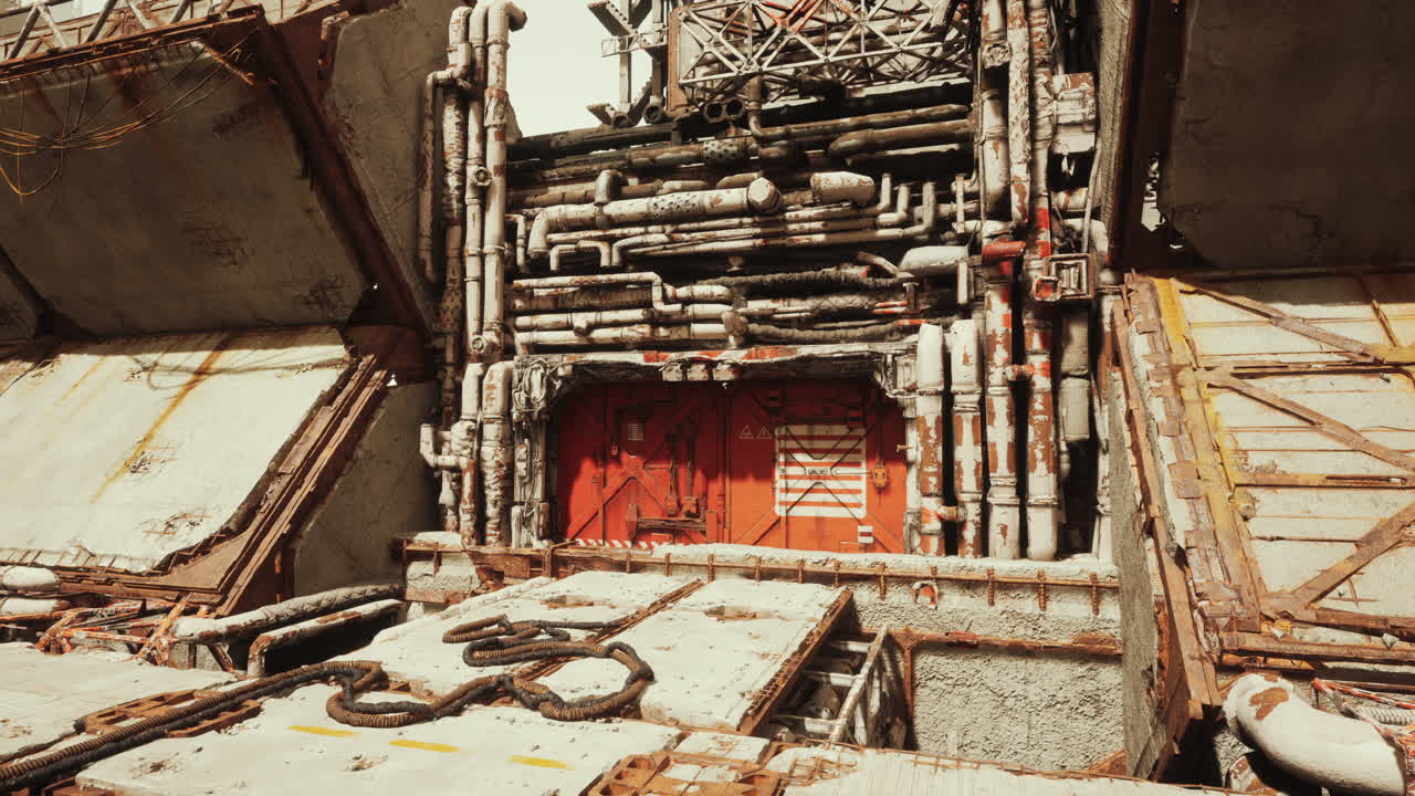 폐허가 된 산업 구조, 포스트 아포칼립스 세계