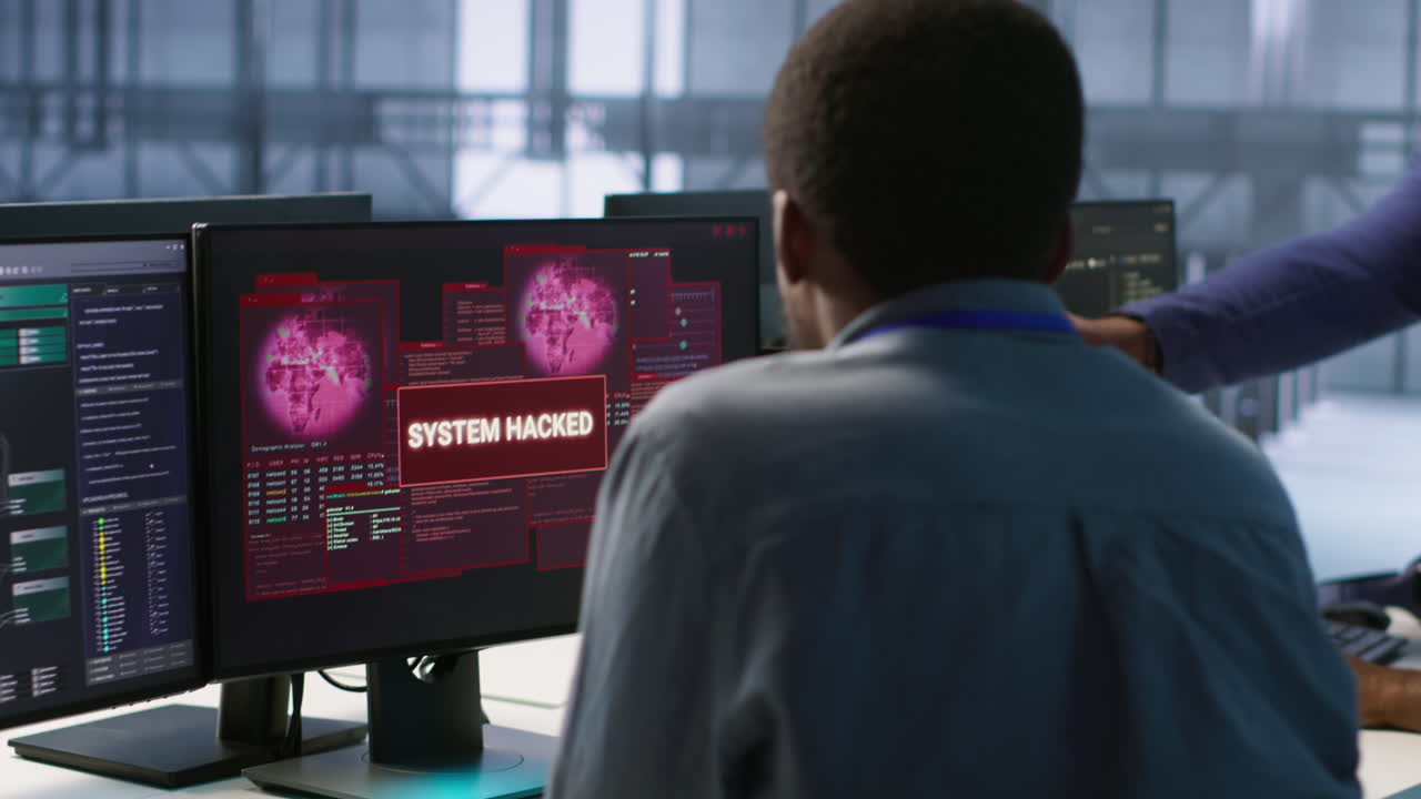 System Hacked - Cybersecurity Alert