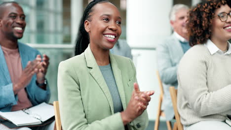 Applause,-audience-and-business-people-in-meeting