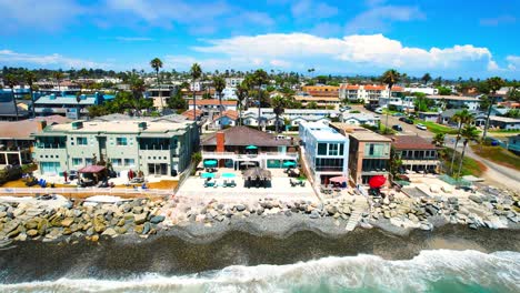 beach front property oceanside drone