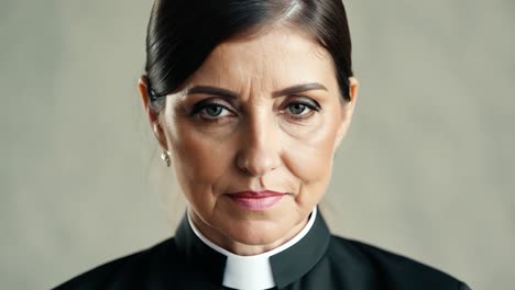 portrait of a woman priest