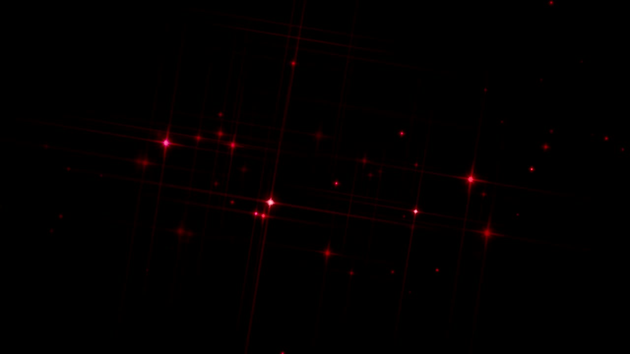 la animación la luz roja brilla sobre un fondo negro.