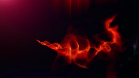 abstract defocused flowing particles wave background