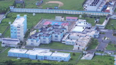 exterior of najayo prison, san cristobal in dominican republic