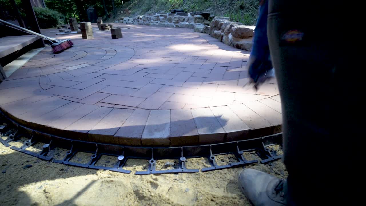 Building a Brick Patio