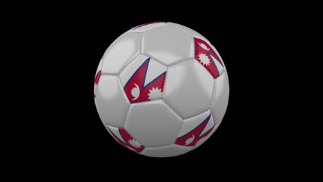 soccer ball with flag maldives, alpha loop