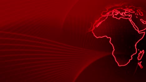 animación digital del globo terrestre girando. tecnología de fondo de noticias animación del globo terrenal.