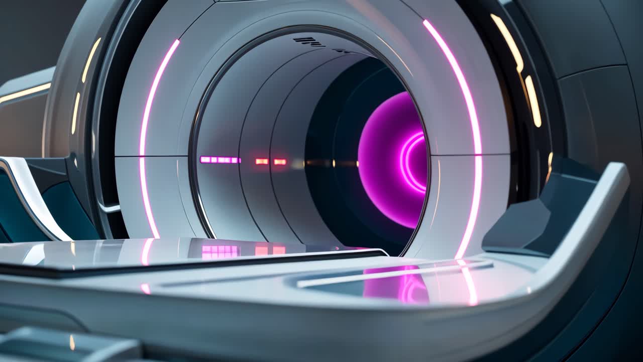 Futuristic MRI Machine