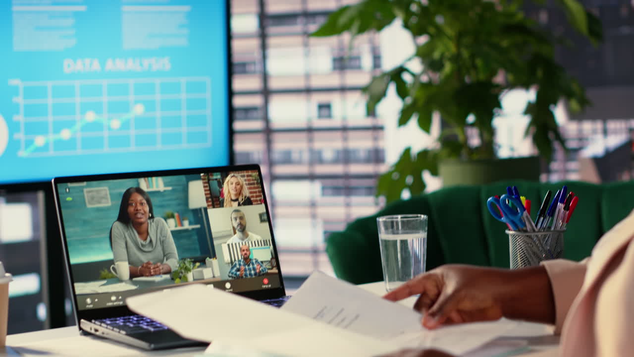 Business Team Video Conference