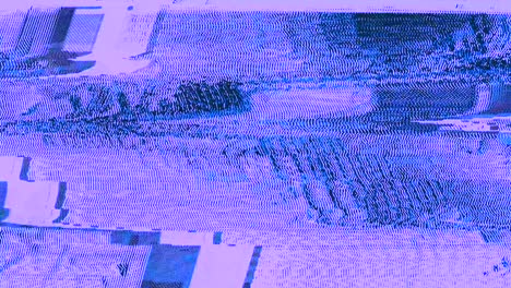 color ruido estático fallo textura analógica. animación