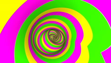túnel psicodélico futurista digital corredor de colores vibrantes capaz de buclear sin problemas 4k