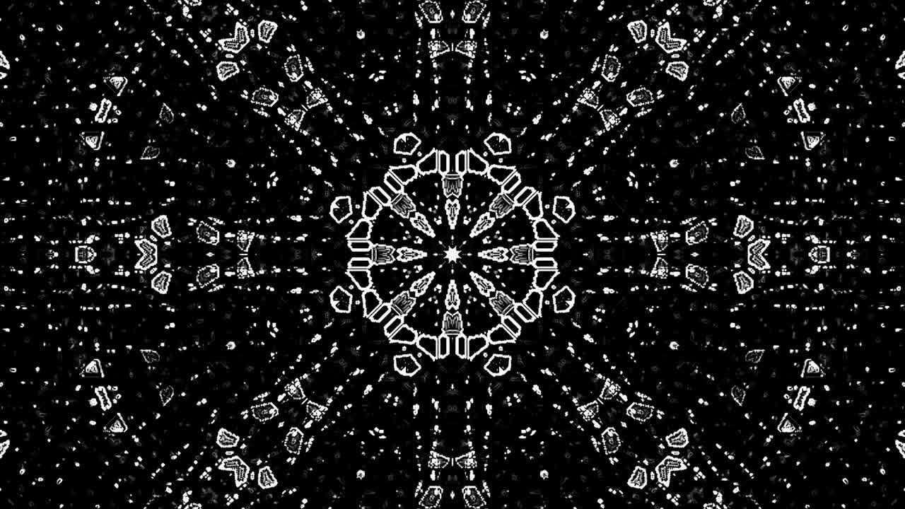 밝은 추상적인 빛이 전체 색을 지배하는 칼레도스코프