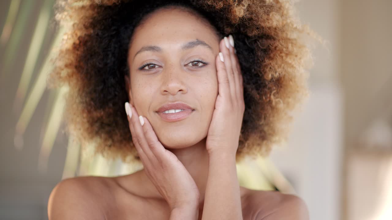 Young Woman Looking At Camera