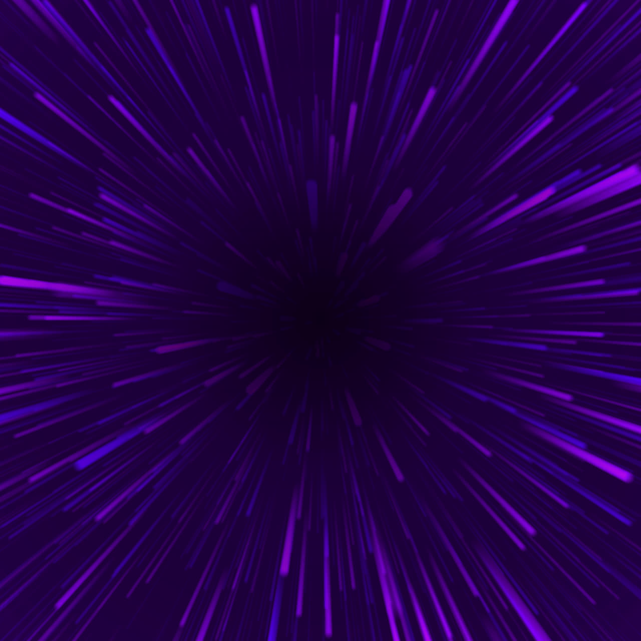 Abstract Purple Warp Speed Background