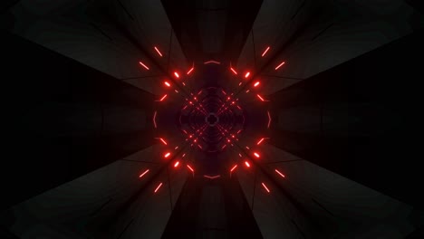 túnel de neón abstracto y futurista