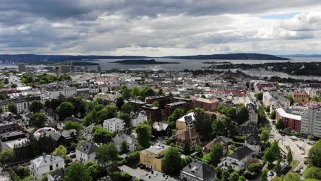 Aerial:-Oslo-city-in-Norway-seen-from-Vigeland-park
