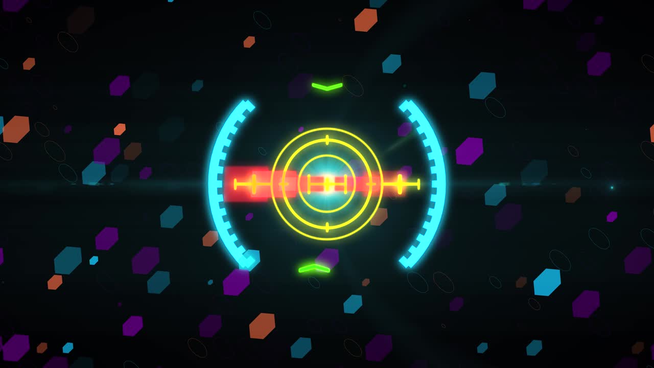 허드 스페이스 시트 요소 모션 그래픽