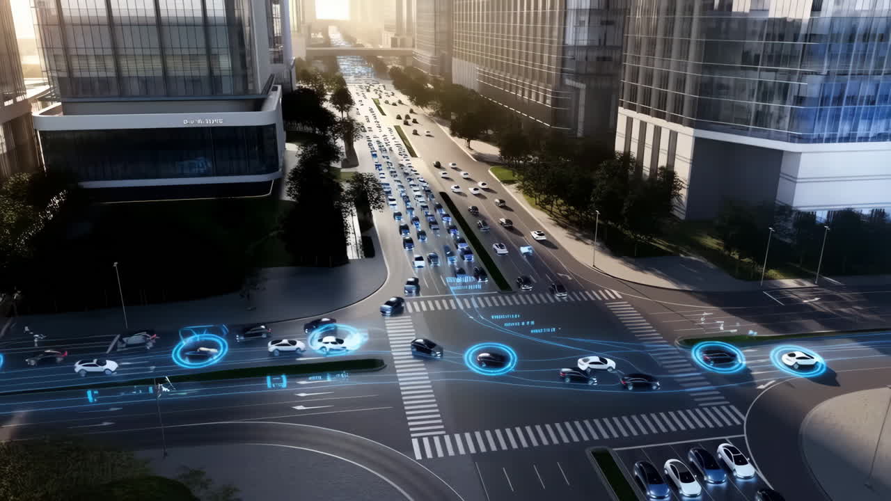 Smart City Traffic Management with Autonomous Vehicles