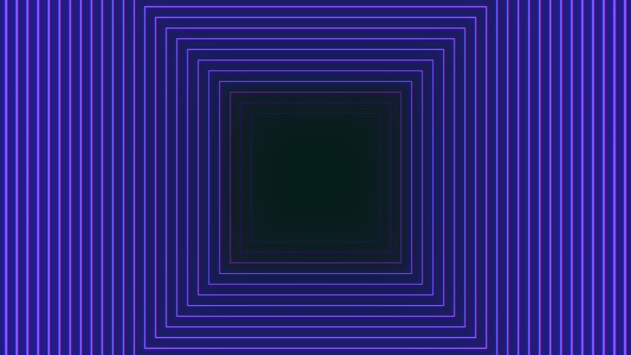 patrón de cuadrados de neón púrpura en degradado negro