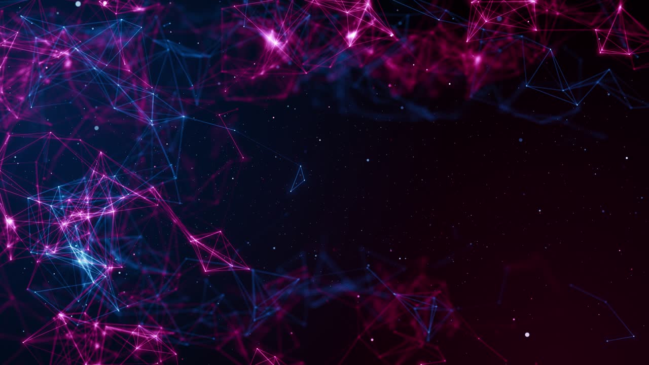 Plexus abstract network titles technology science background loop