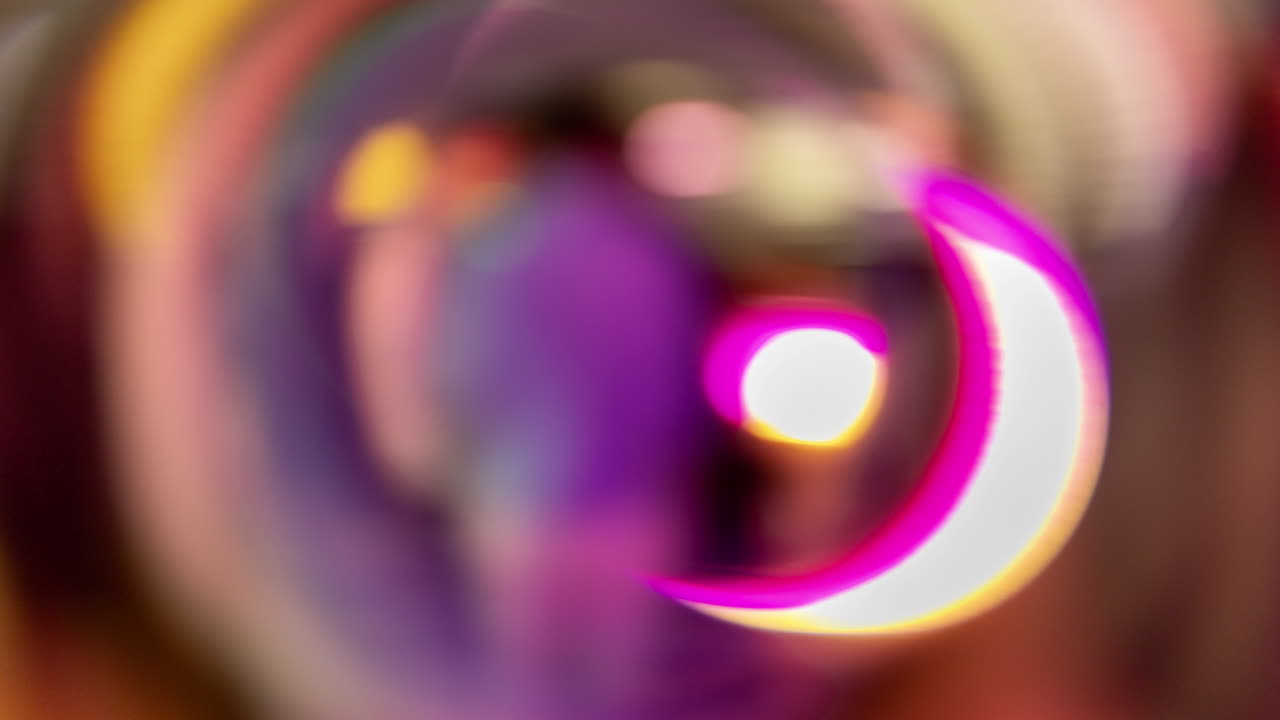 Dynamic Abstract Background of Swirling Colorful Lights