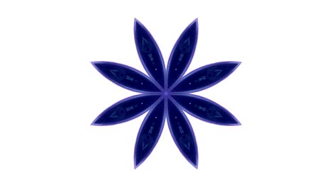 abstract kaleidoscope movement geometric circle and star shapes