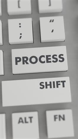 process button pressing on keyboard vertical video