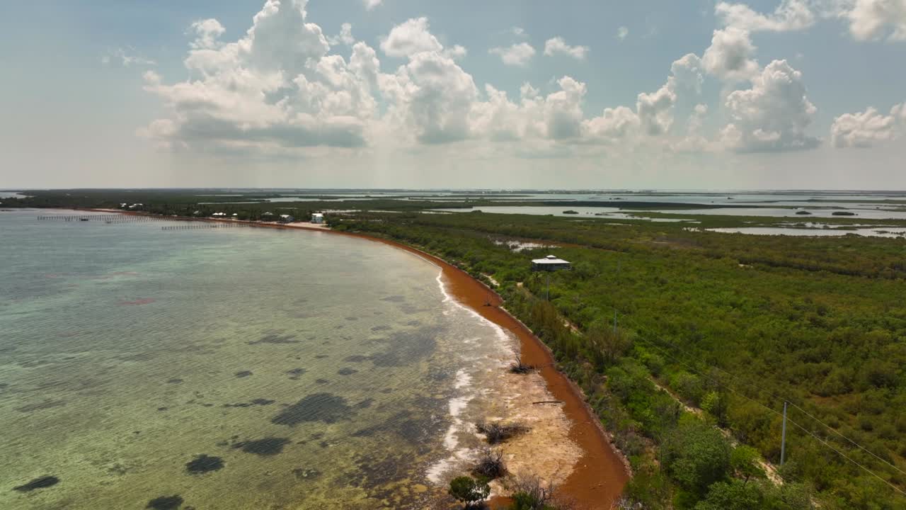 las imágenes aéreas de drones de sugarloaf key florida