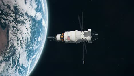 la nave espacial orión deja la tierra antes de dirigirse a la luna.