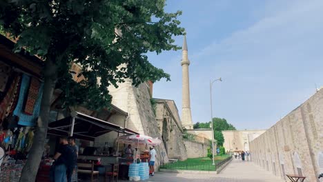 hagia sophia in summer istanbul at sunny day, turkey