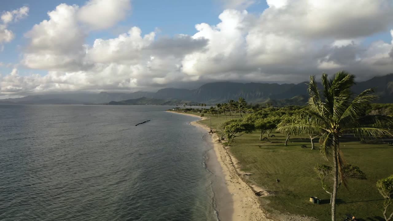 The beach on Oahu by Chinaman's Hat