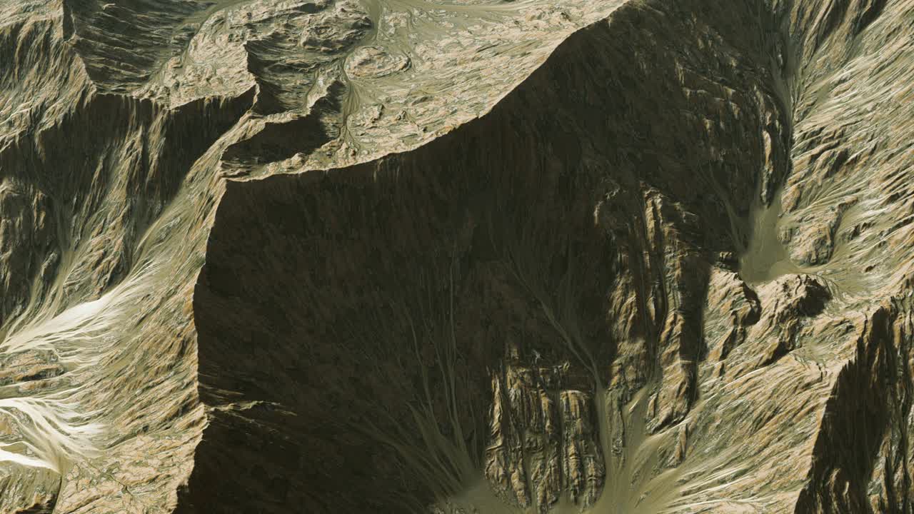 vista del paisaje del planeta alienígena