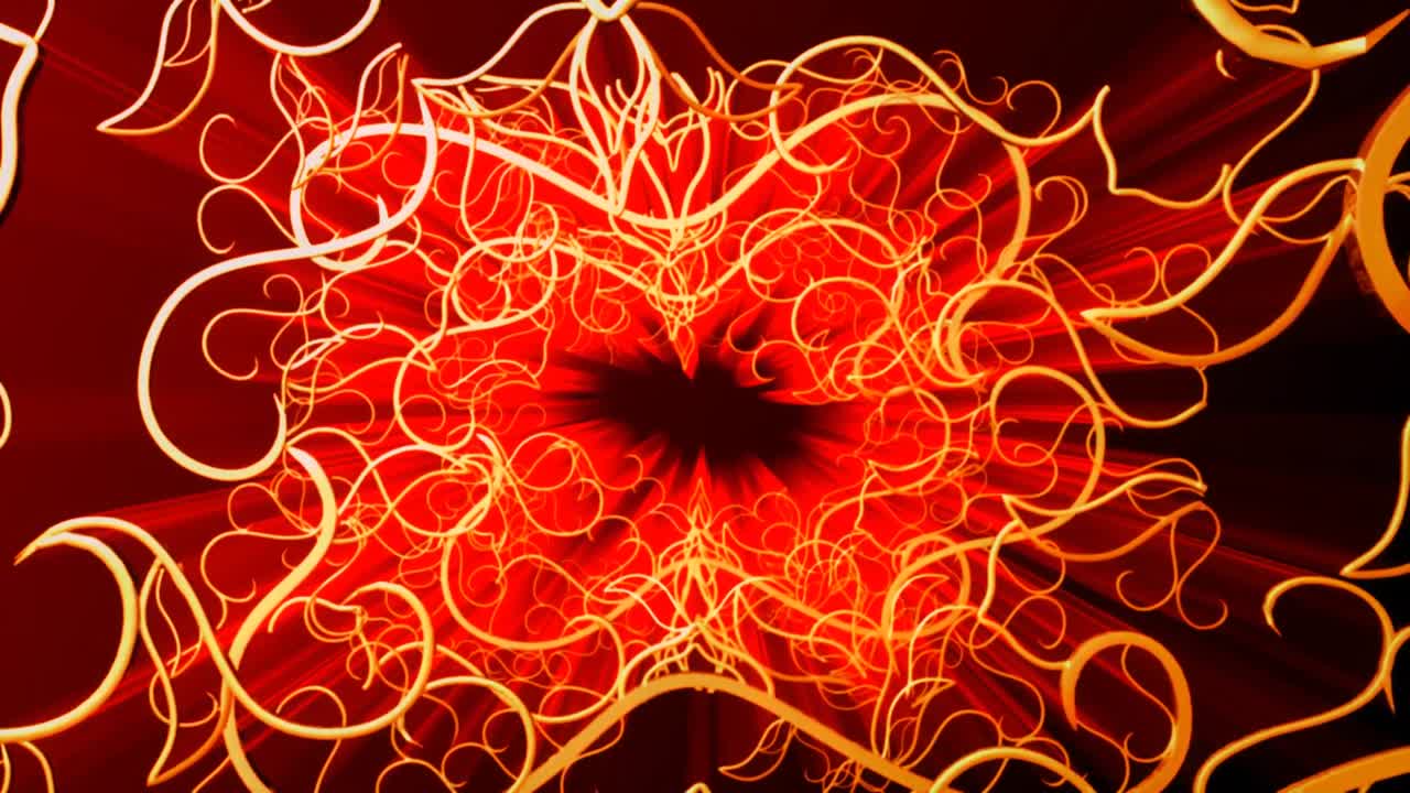 fondo abstracto con líneas naranja y amarilla