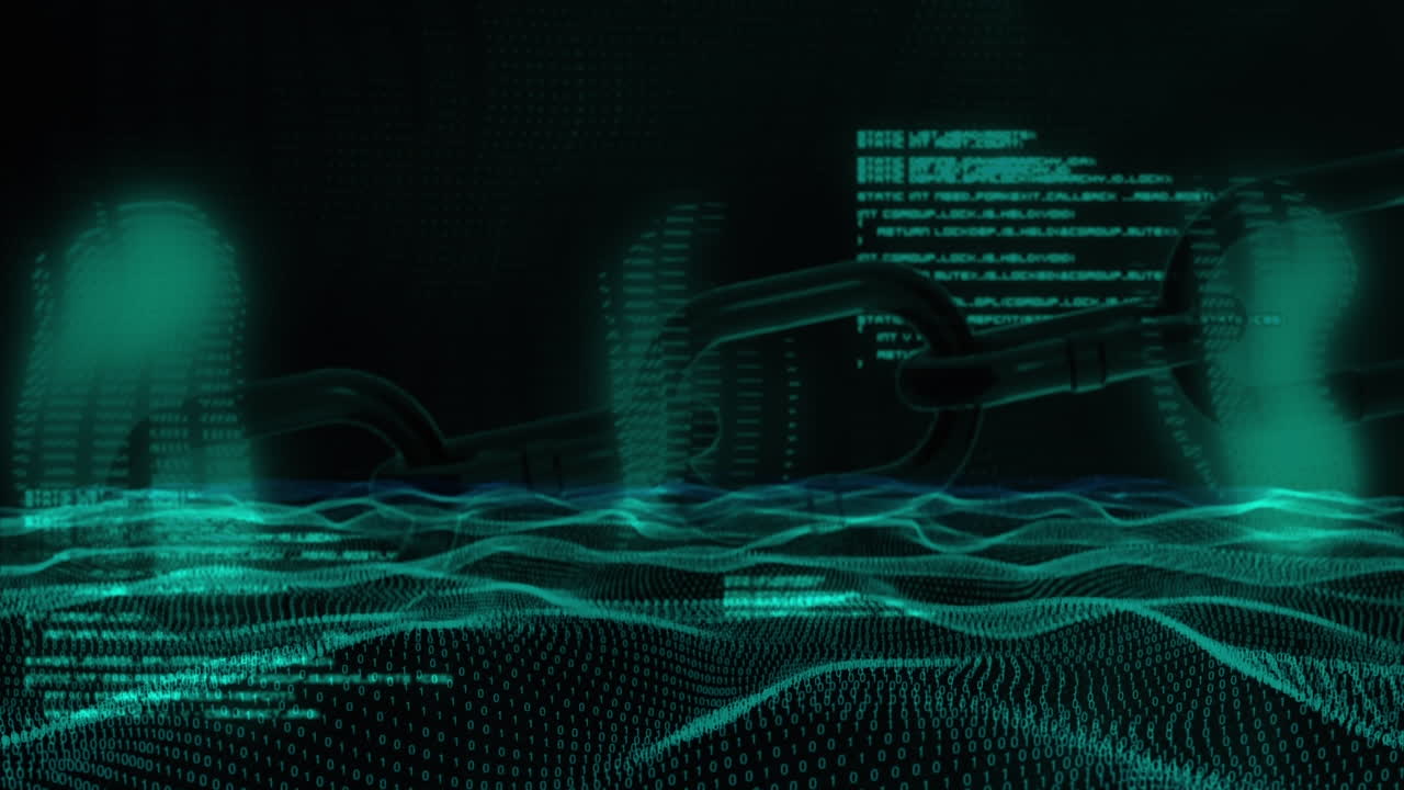 Animation of mesh with binary coding and data processing