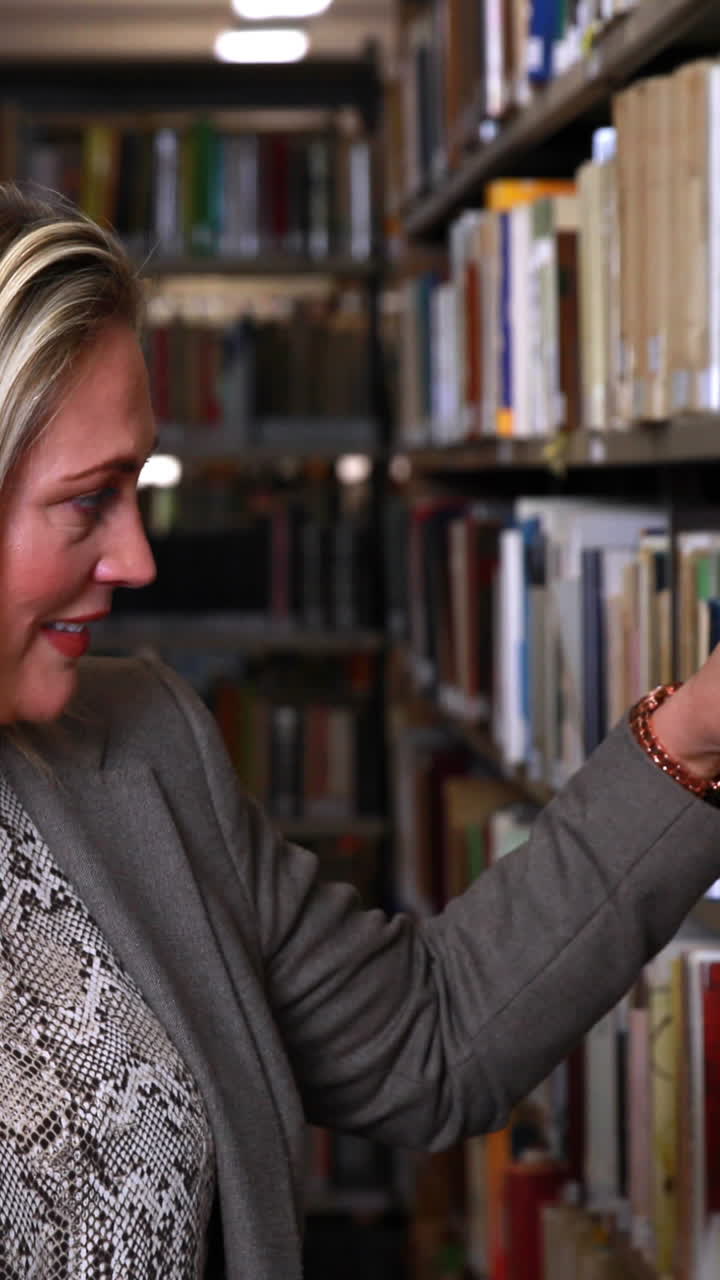 bibliotecario sonriendo a la cámara