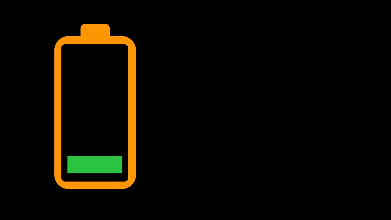 animación de baterías en 2d