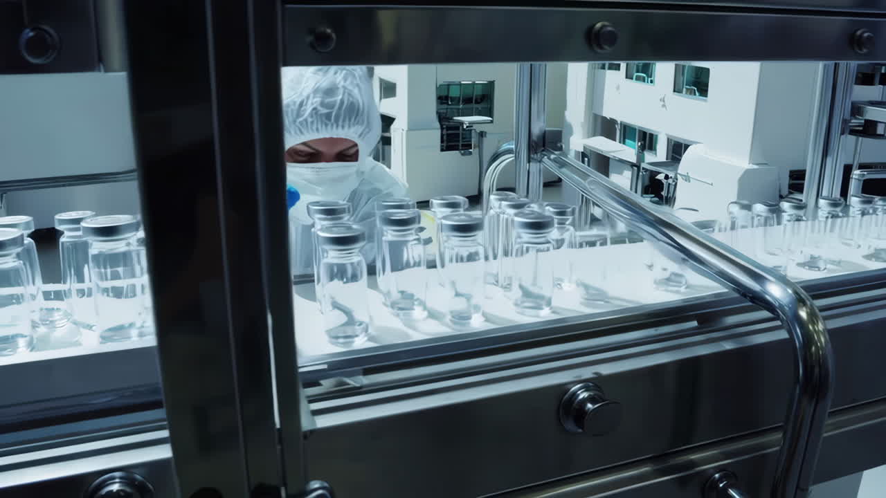 Modern Pharmaceutical Production Line