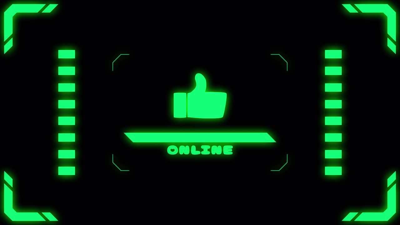 Virtual connection neon good Transitions. 1080p - 30 fps - Alpha Channel (3)