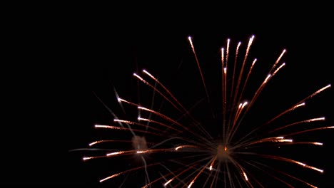 Explosions-of-color-in-the-black-night-sky-during-fireworks-show