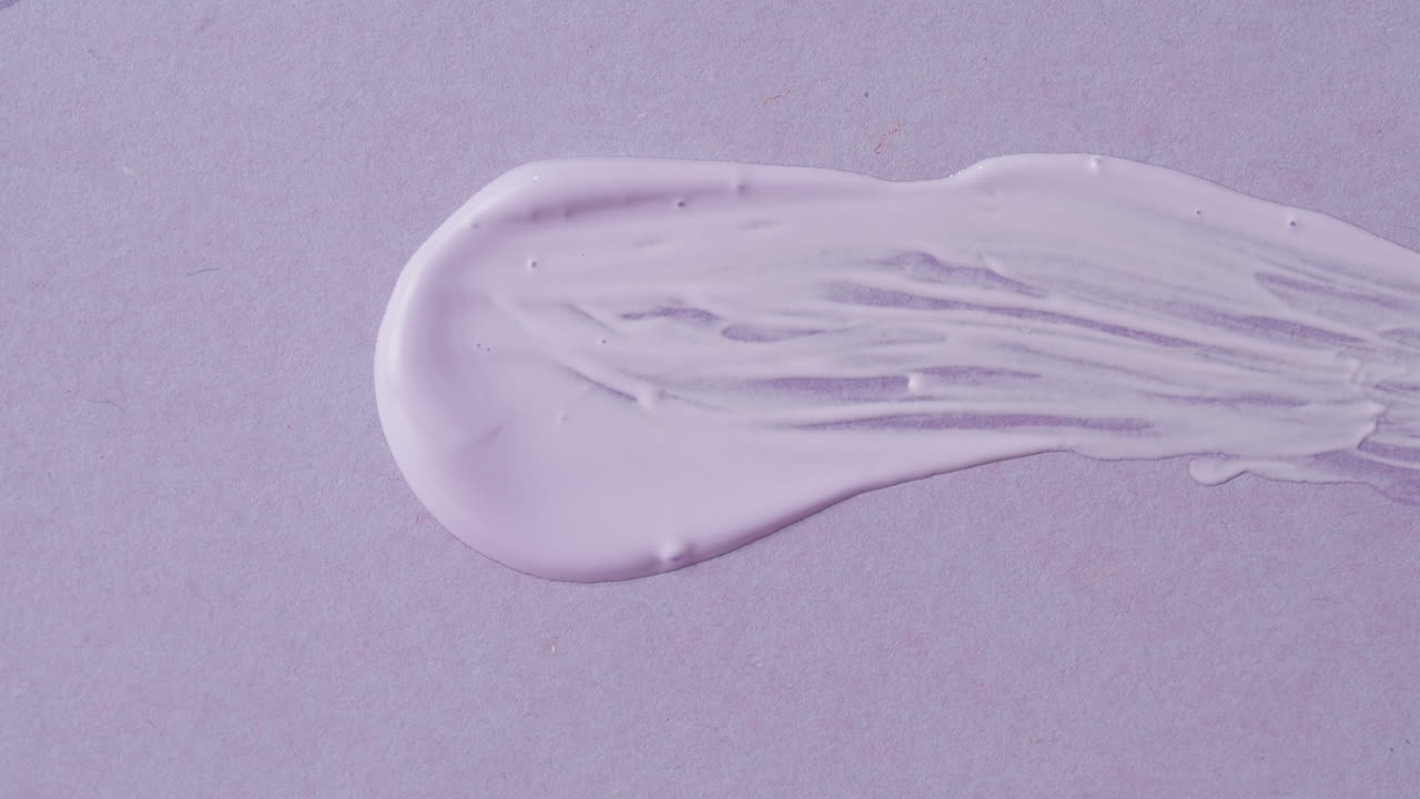 Purple Paint Splatters and Brushstrokes