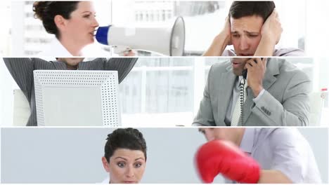 imágenes de estrés en el lugar de trabajo