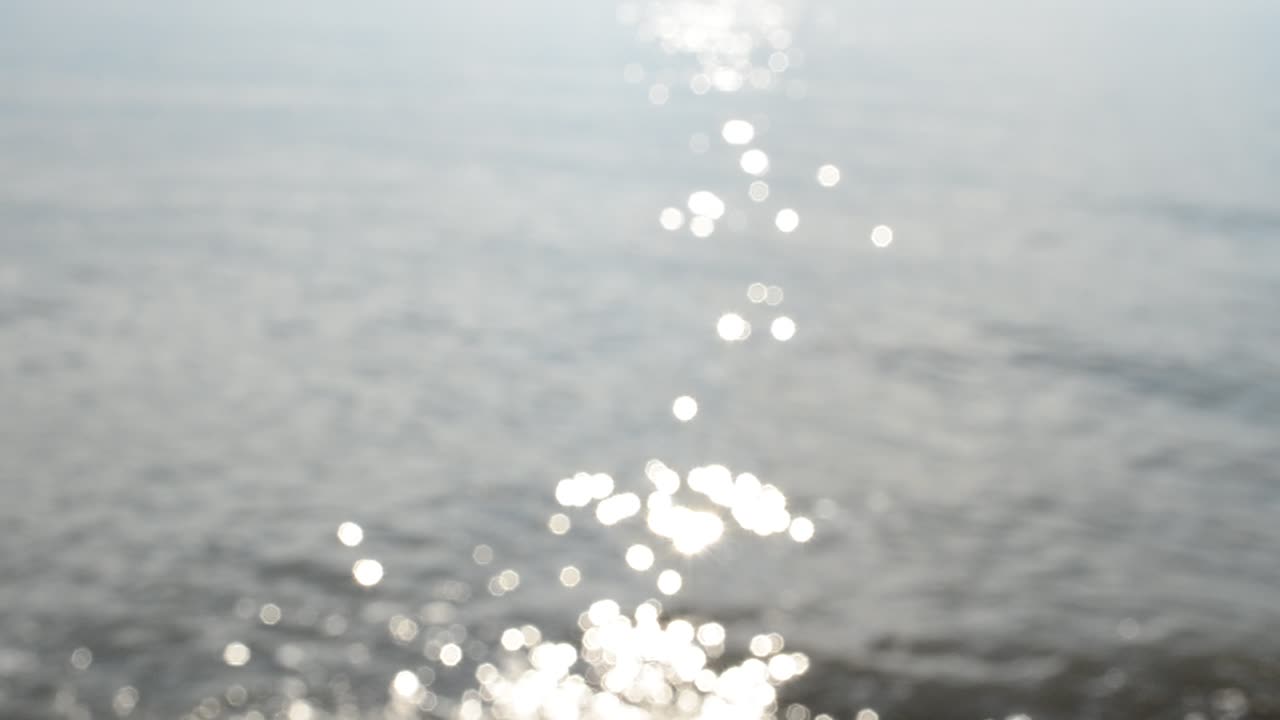 Solskin ved havet. Optagelse i oktober