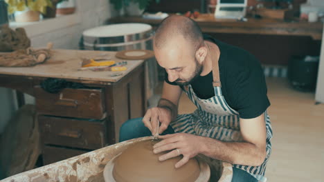 you'll be bowled over by his pottery skills