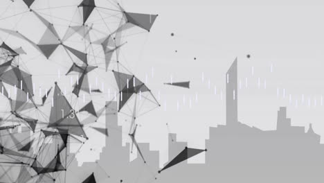 Animation-of-data-processing-over-cityscape