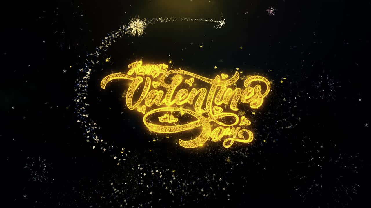 행복한 발렌타인 데이 그래픽 디자인