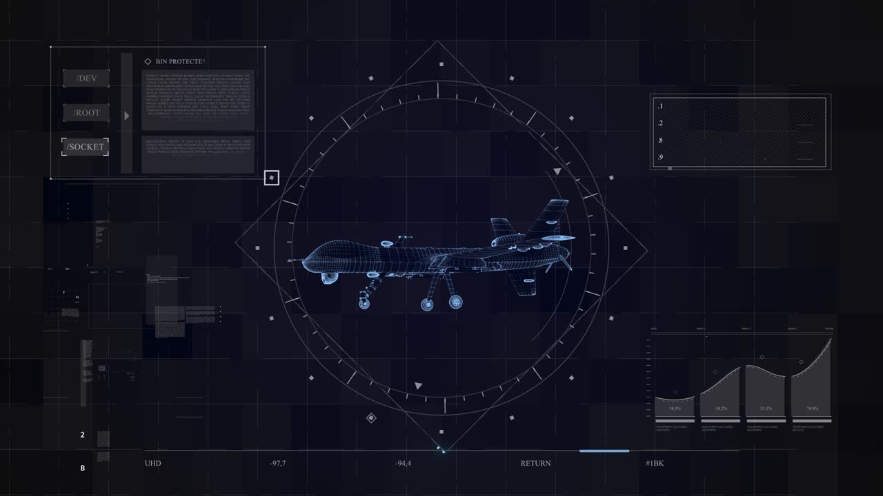 Abstract Hud Background 4K