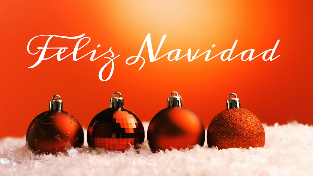 feliz navidad escrito sobre las decoraciones de navidad