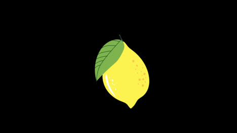 lemon-icon-loop-Animation-video-transparent-background-with-alpha-channel