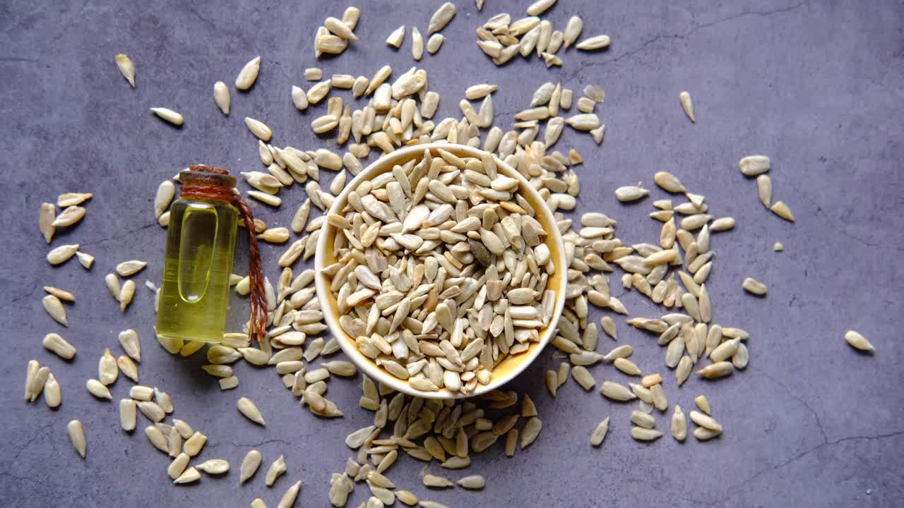 태양꽃 씨과 기름